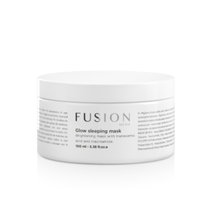 fusion GLOW SLEEPING MASK, Naktinė šviesinamoji kaukė prieš odos senėjimą, 100 ml