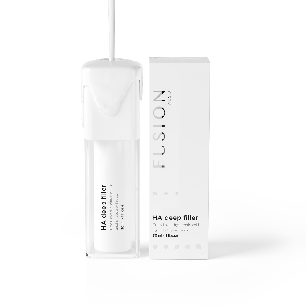 FUSION HA DEEP FILLER, Priešraukšlinis serumas su retikuline hialurono rūgštimi, 30 ml - Image 2