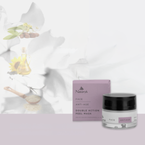 Dvejopo poveikio kaukė-šveitiklis su jojobos mikrogranulėmis ir AHA rūgštimis, 50 ml