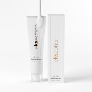 ALL DAY SHIELD SERUM, Apsauginis dieninis serumas su ferulo rūgštimi ir SPF15, 50 ml