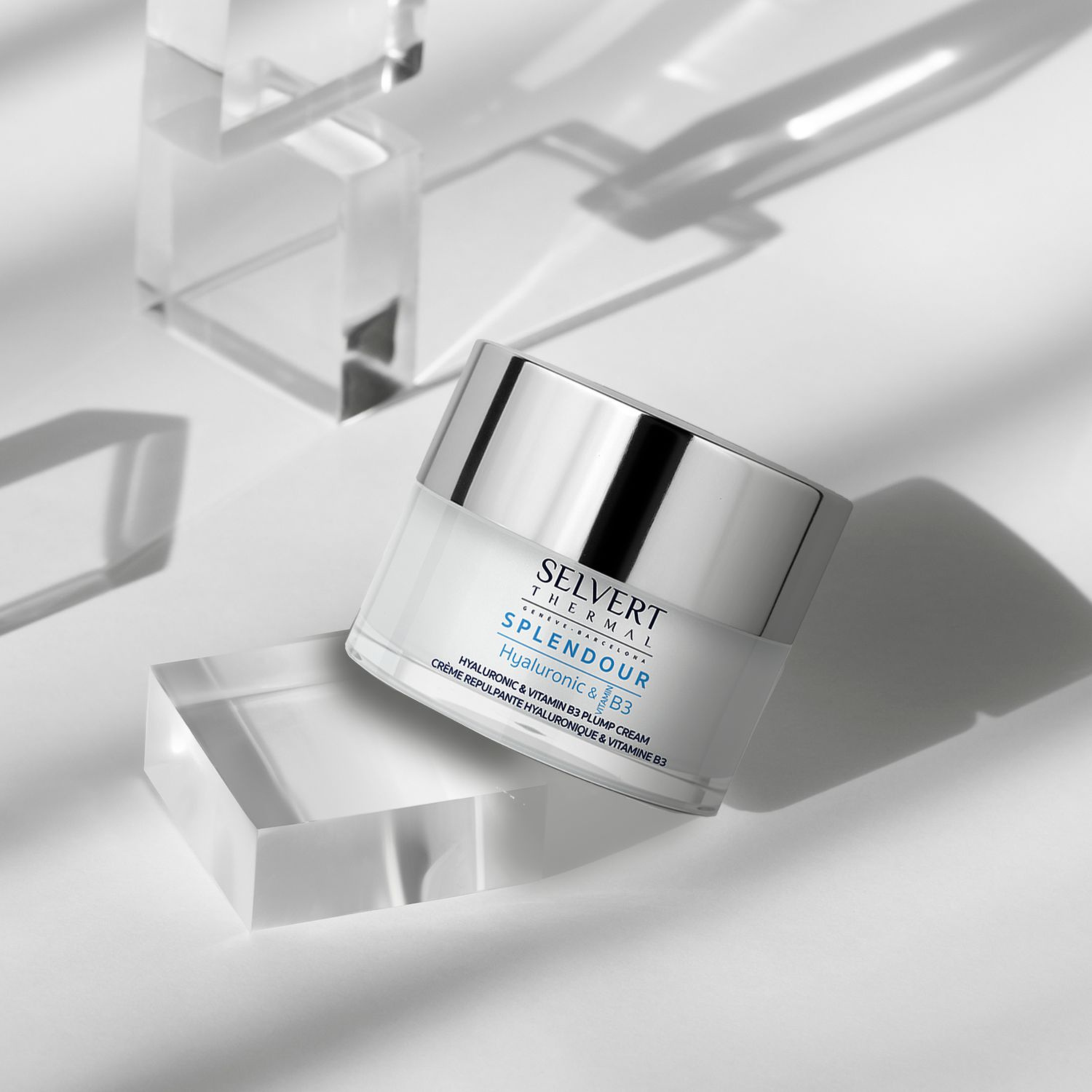 Selvert Thermal HYALURONIC & VITAMIN B3 PLUMP CREAM Drėkinamasis stangrinamasis kremas su hialurono rūgštimi ir vitaminu B3