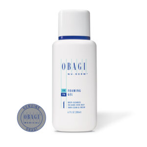 OBAGI NU-DERM® FOAMING GEL, Putojantis prausiklis riebiai odai, 200 ml